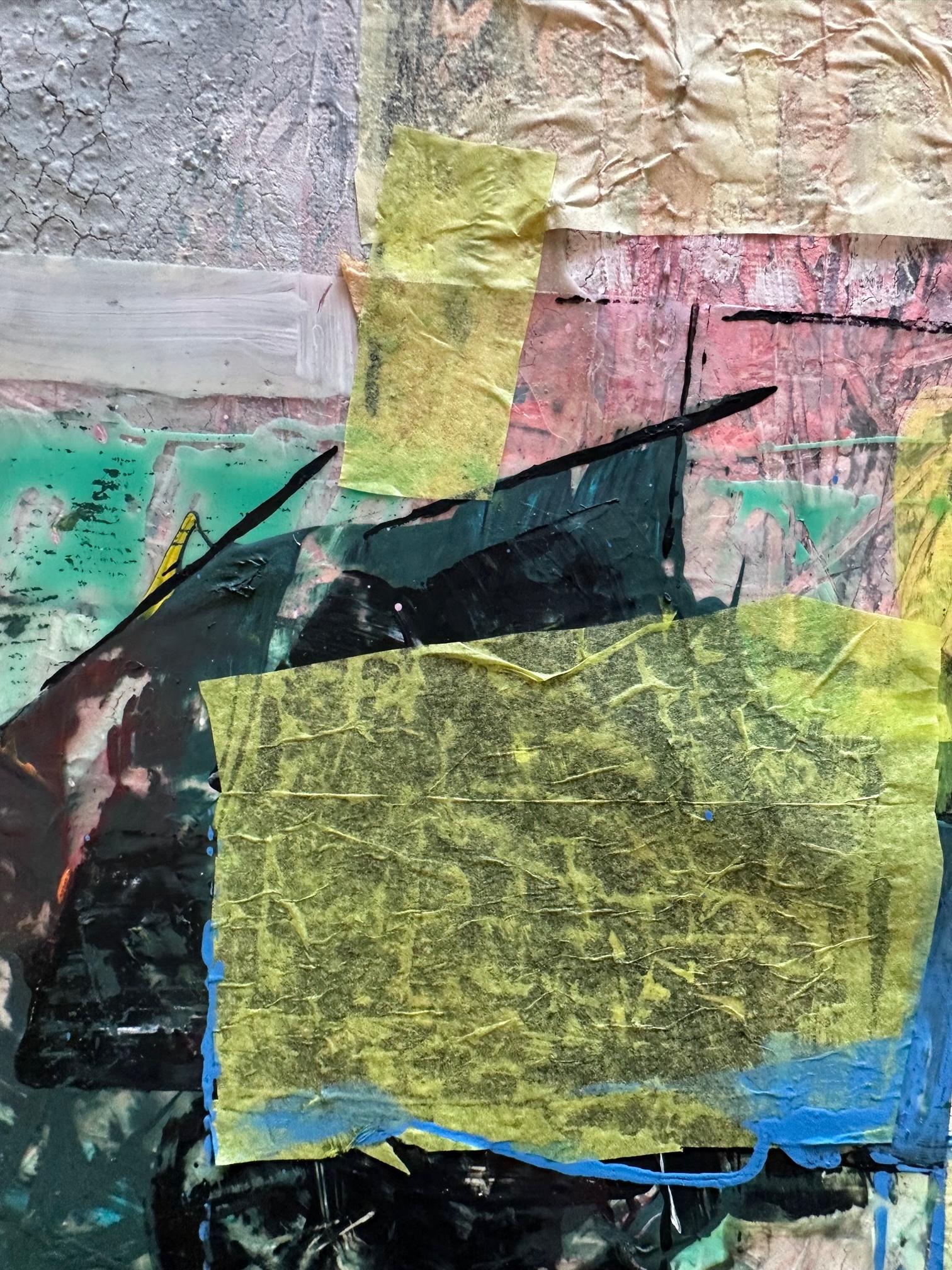 Emery 2 - Oya Bolgun - Abstract Painting - Mixed Media For Sale 2