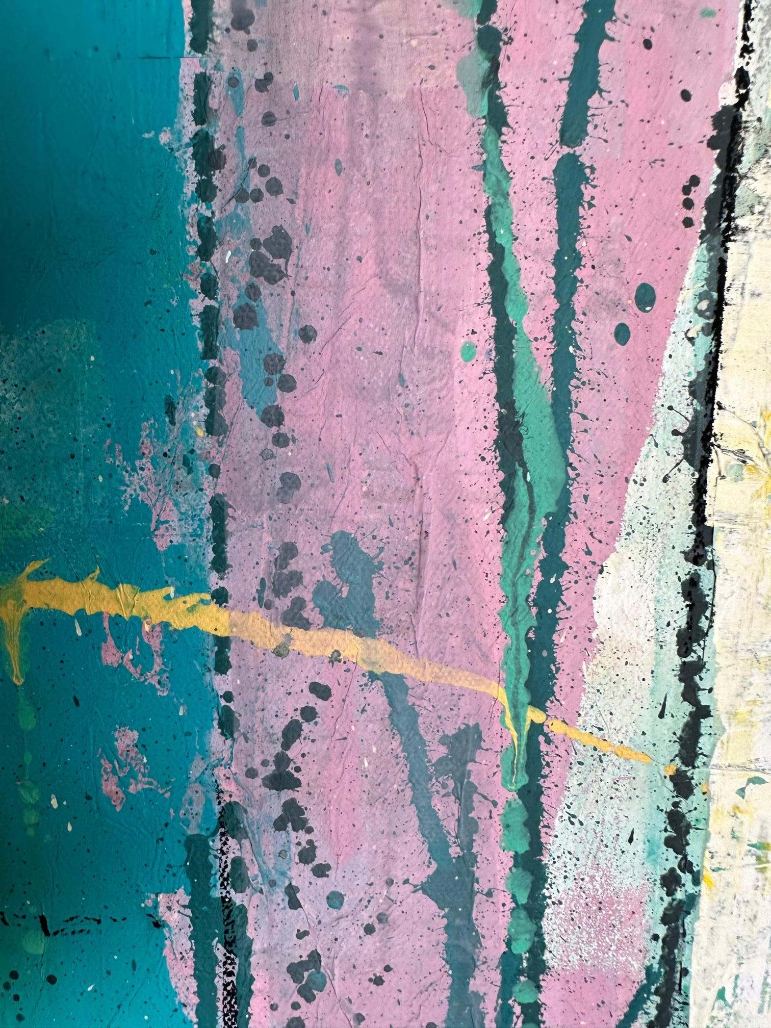 Emery - Oya Bolgun - Abstract Painting - Mixed Media For Sale 2