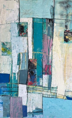 Smaragd – Oya Bolgun – Abstraktes Gemälde – Mischtechnik