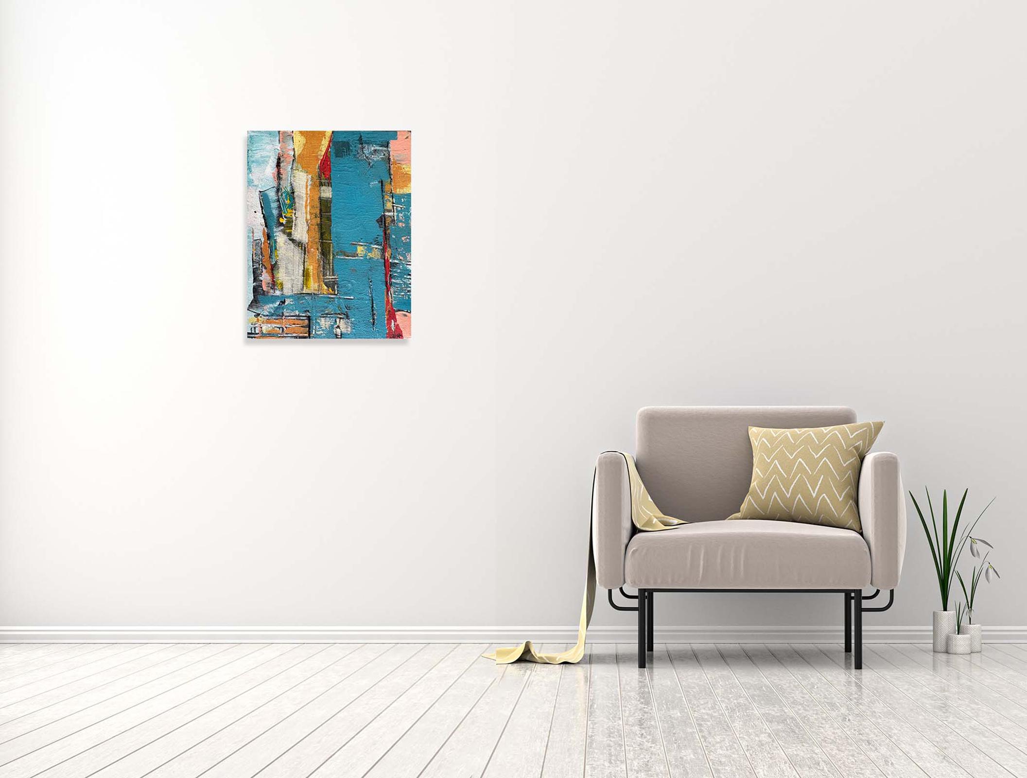 Esistenza - Oya Bolgun - Pittura astratta - Tecnica mista in vendita 1