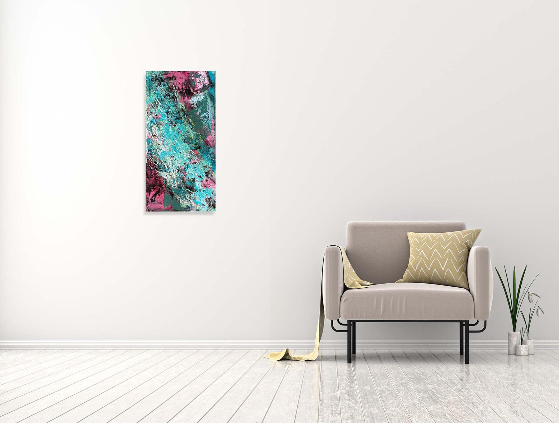 Force - Oya Bolgun - Abstract Painting - Mixed Media For Sale 1