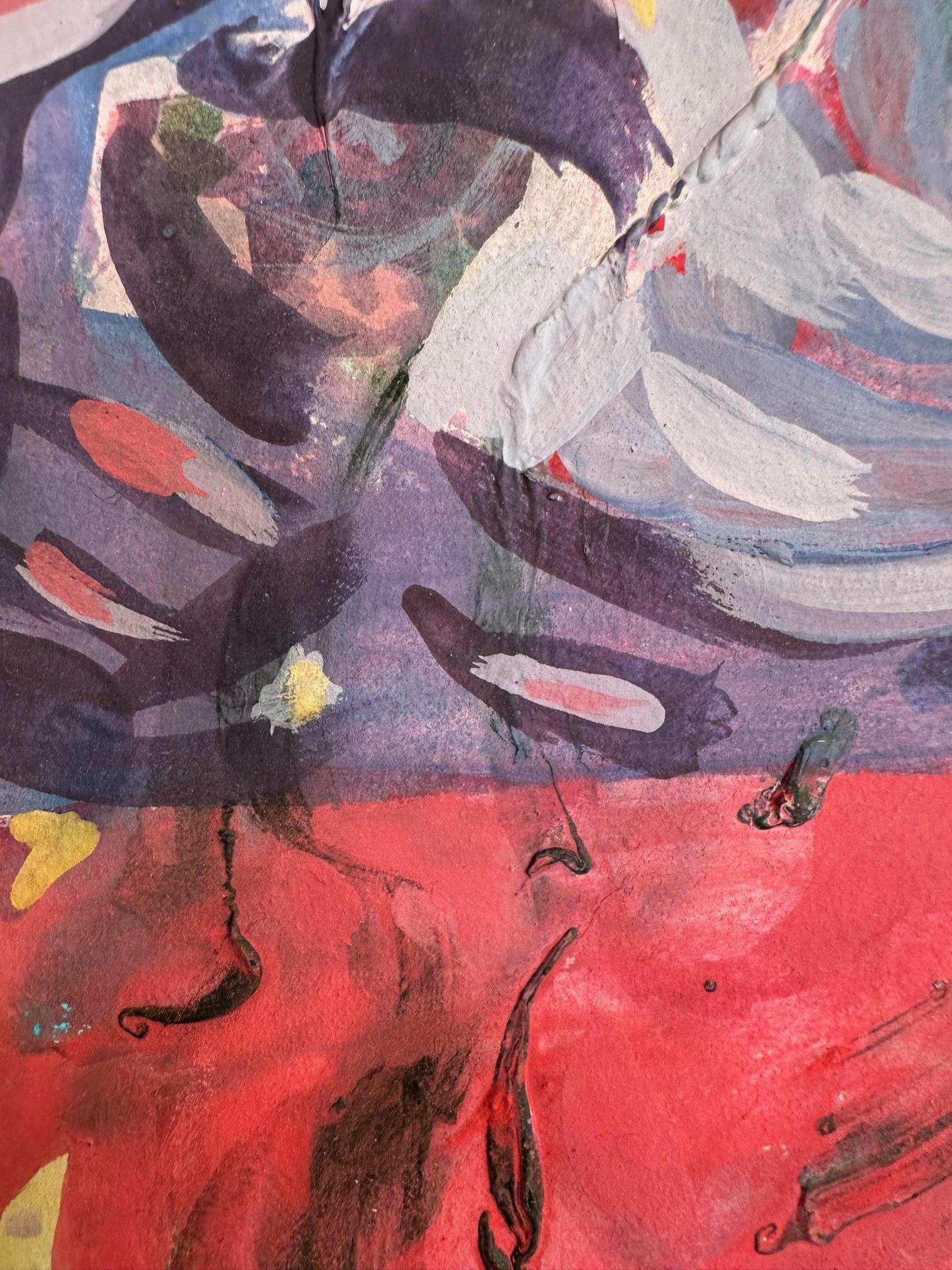 In Between - Oya Bolgun - Pintura Abstracta - Acrílico Sobre Papel en venta 2