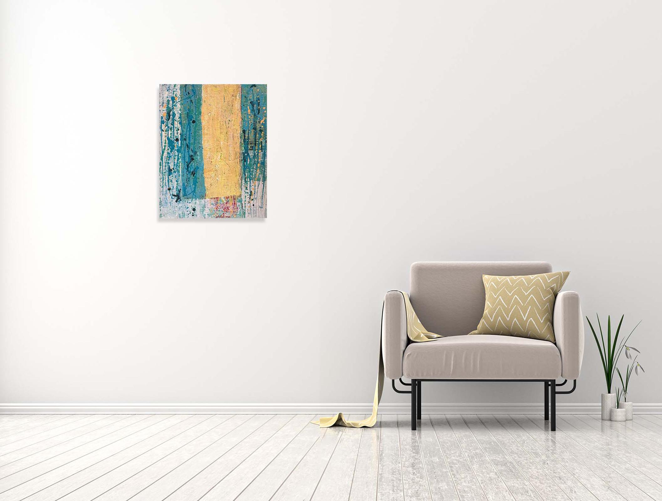 In Between - Oya Bolgun - Abstract Painting - Mixed Media For Sale 1