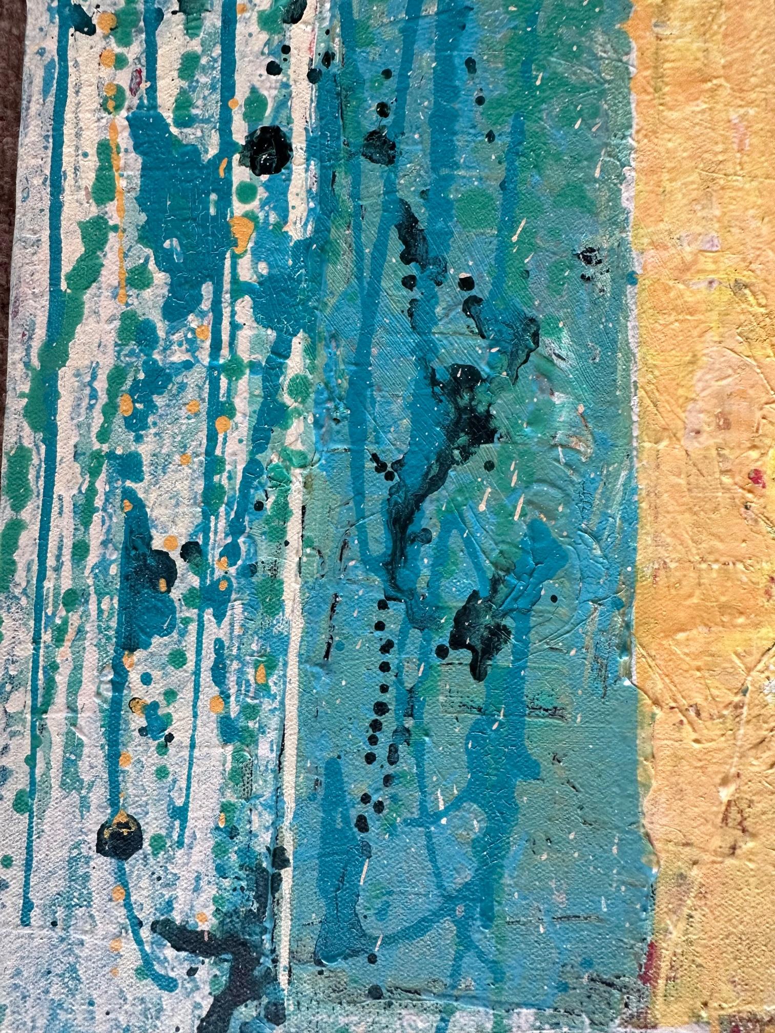 In Between - Oya Bolgun - Abstract Painting - Mixed Media en vente 2