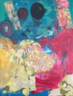 Joy 2 - Oya Bolgun - Abstract Painting - Mixed Media