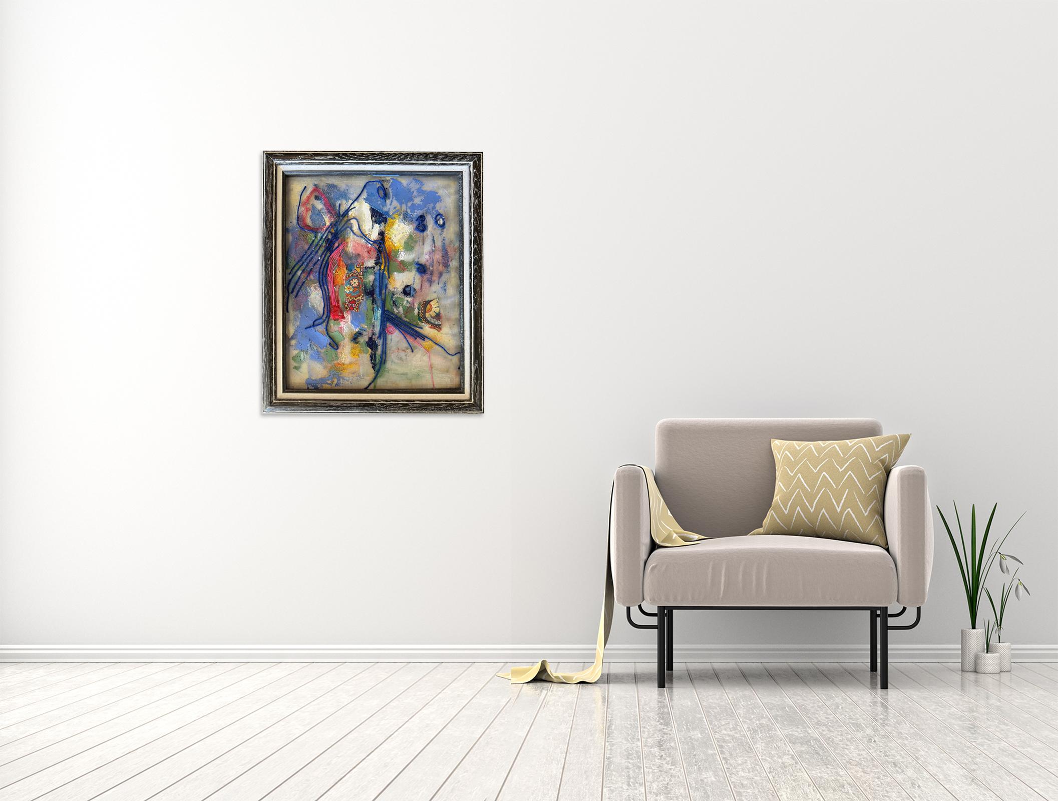 Joy - Oya Bolgun - Abstract Painting - Mixed media For Sale 1