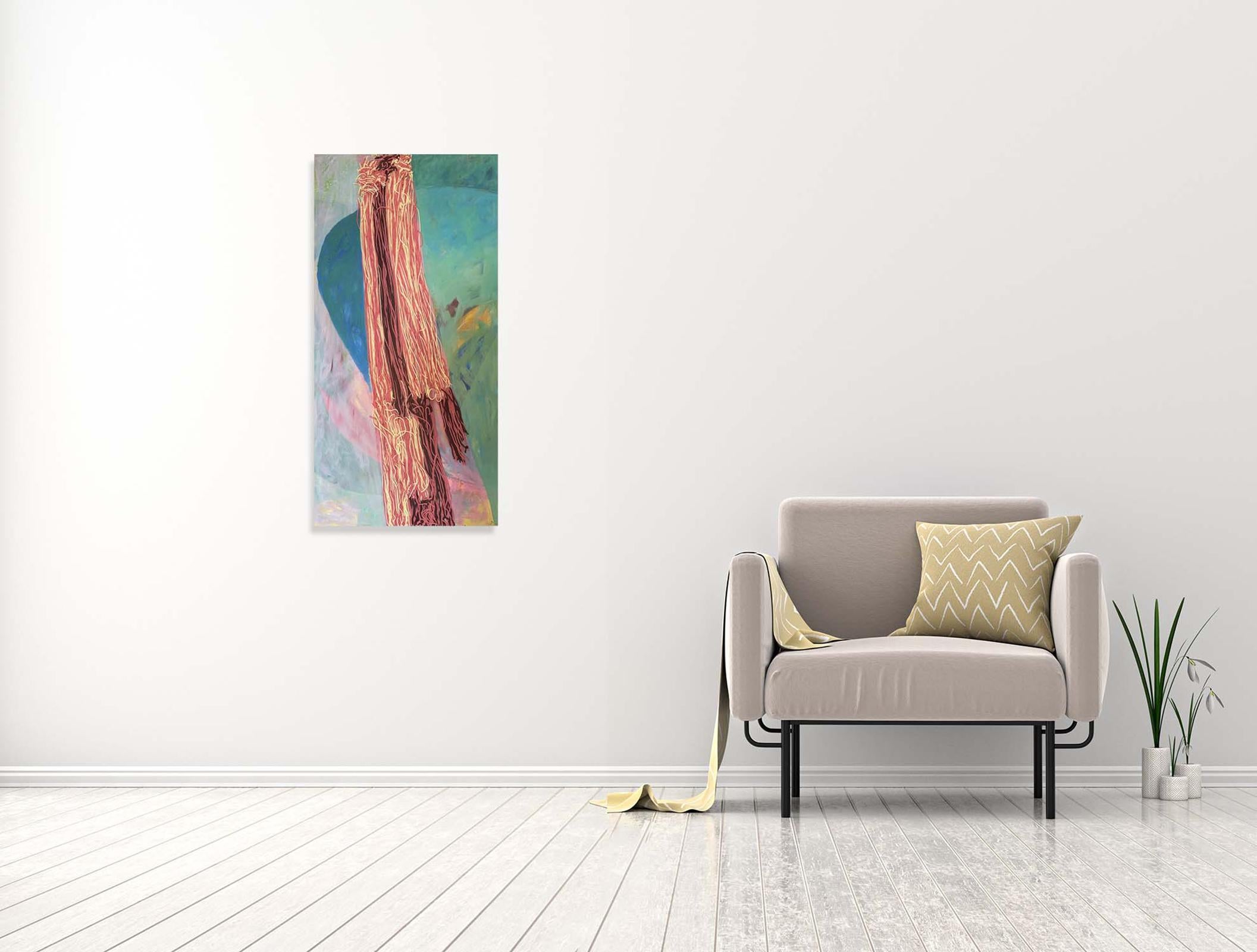 Liaison - Oya Bolgun - Abstract Painting - Mixed media For Sale 1