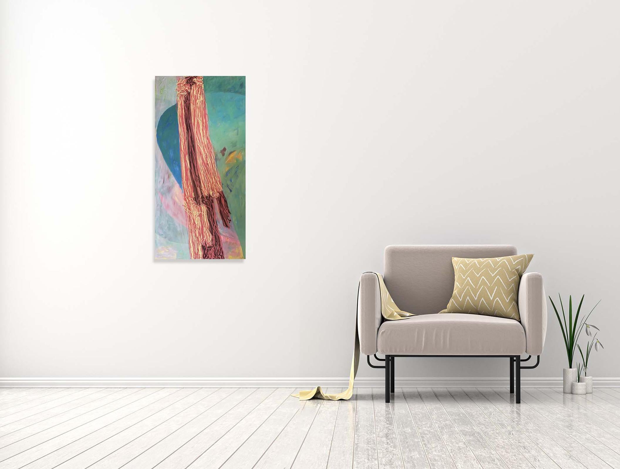 Liaison - Oya Bolgun - Pittura astratta - Tecnica mista in vendita 1