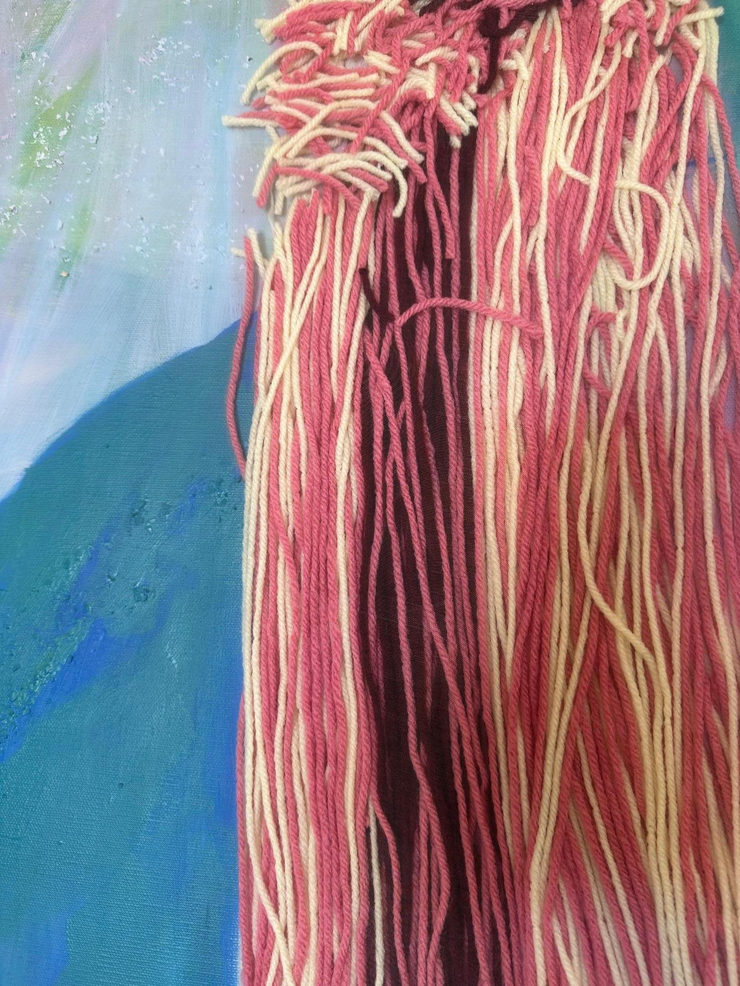 Liaison - Oya Bolgun - Pittura astratta - Tecnica mista in vendita 3