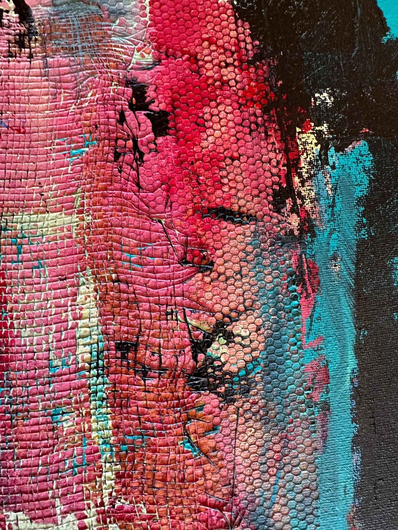 Mouvement 1 - Oya Bolgun - Peinture abstraite - Techniques mixtes en vente 3
