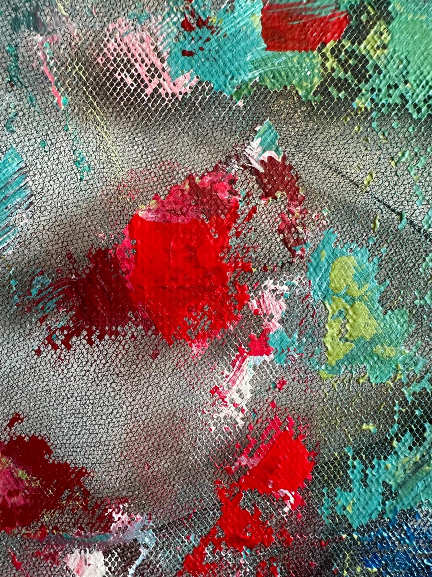 Motion - Oya Bolgun - Abstract Painting - Mixed Media For Sale 2