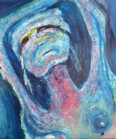 Pain - Oya Bolgun - Abstract Painting - Acrylic On Paper