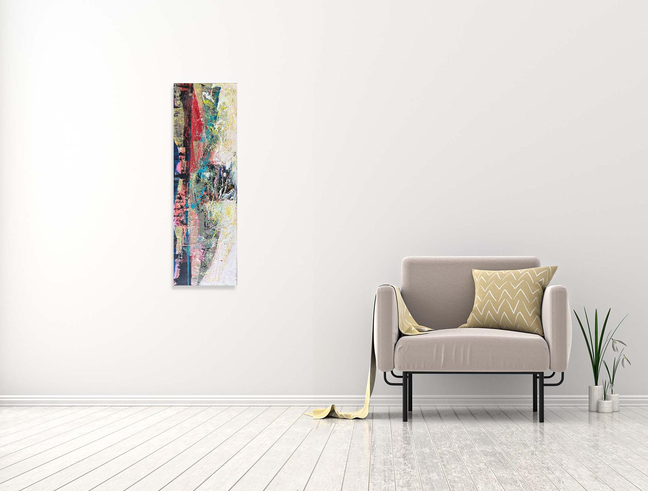 Plain 1 - Oya Bolgun - Abstract Painting - Mixed Media For Sale 1