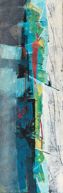 Plain 2 – Oya Bolgun – Abstraktes Gemälde – Mischtechnik