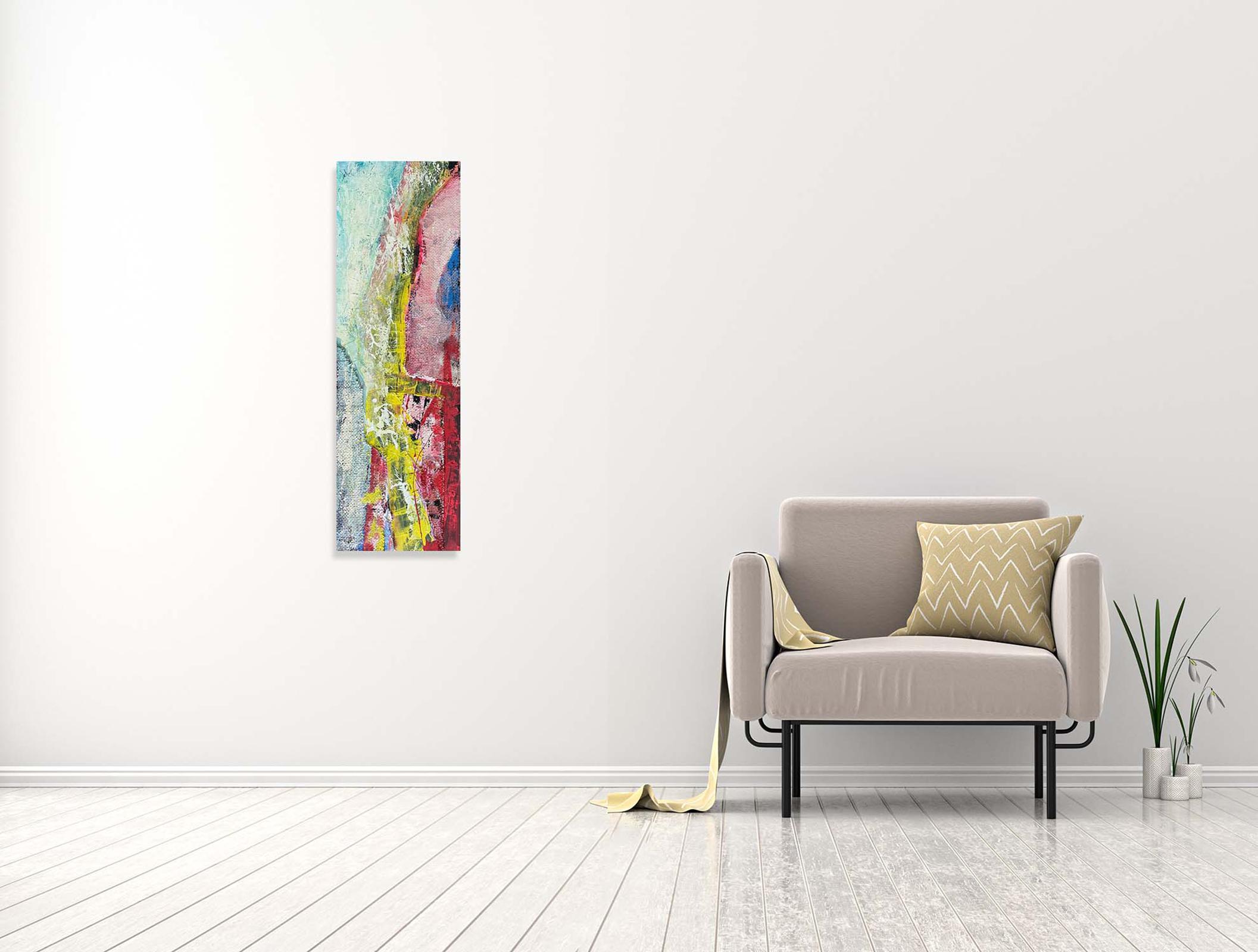Plain - Oya Bolgun - Abstract Painting - Mixed Media For Sale 1
