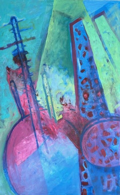 Rhythm - Oya Bolgun - Abstract Painting - Mixed Media