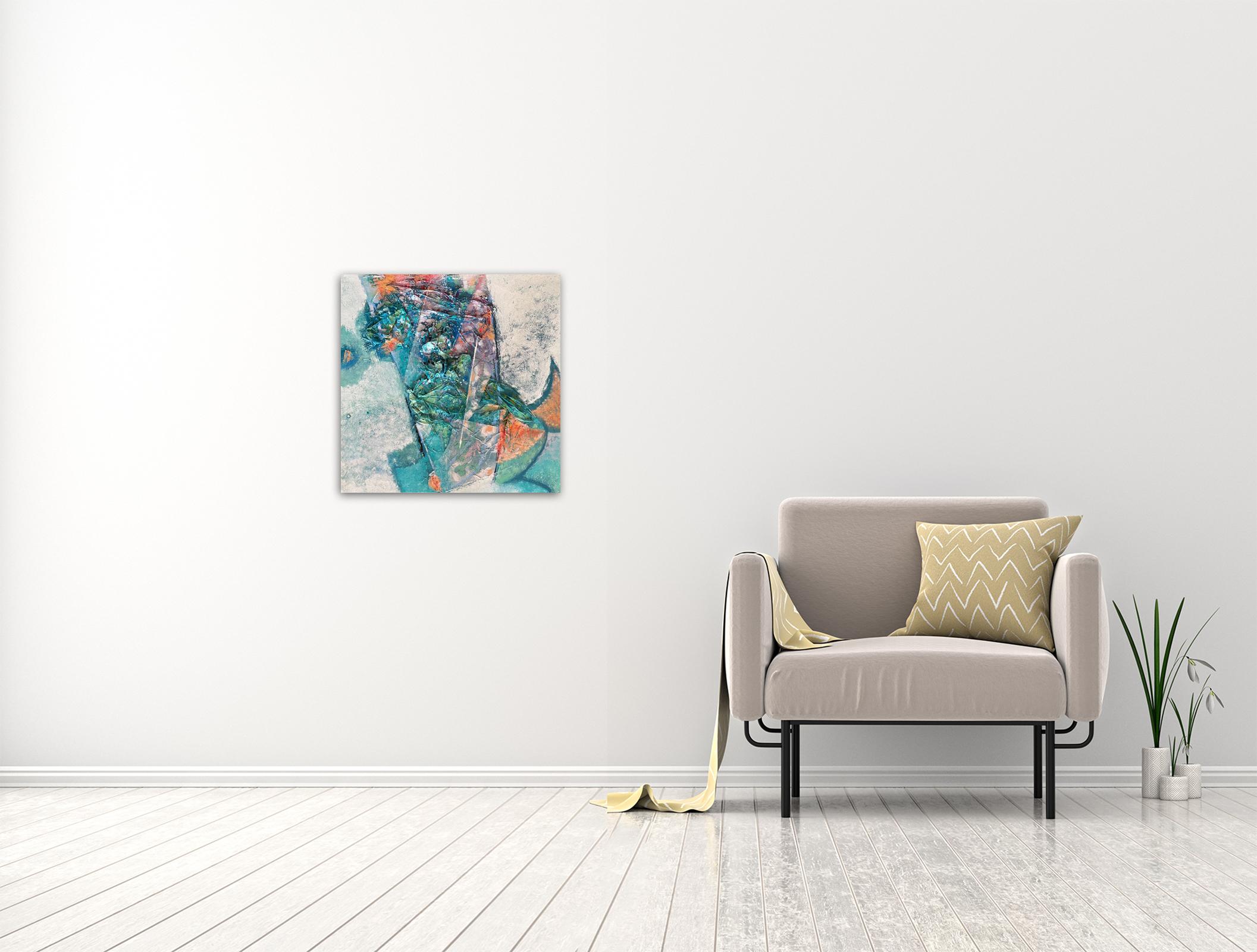 Rythme - Oya Bolgun - Abstract Painting - Mixed media For Sale 1