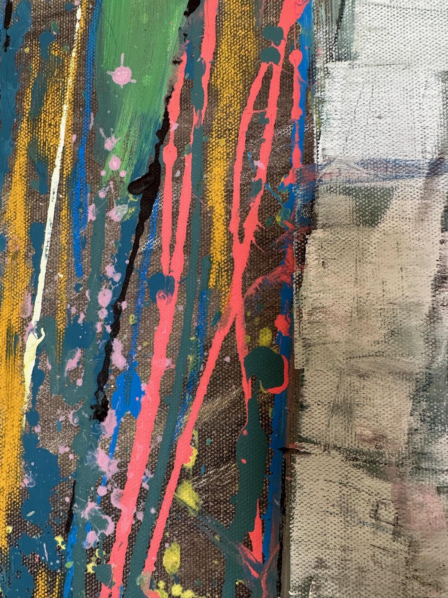 Ricerca - Oya Bolgun - Pittura astratta - Tecnica mista in vendita 3