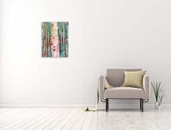 Corriente - Oya Bolgun - Pintura Abstracta - Técnica mixta