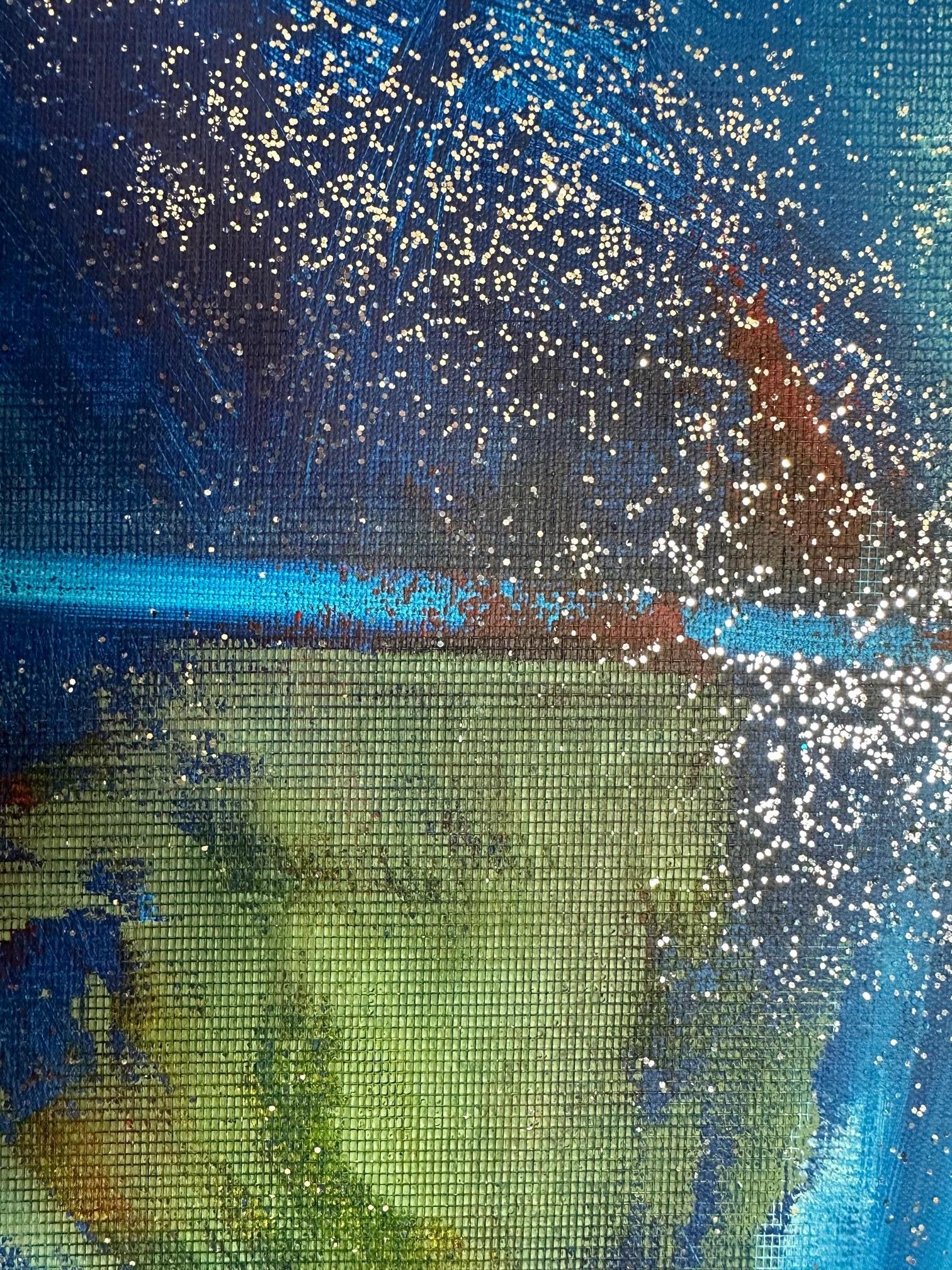 Surface Level - Oya Bolgun - Abstract Painting - Mixed Media For Sale 2