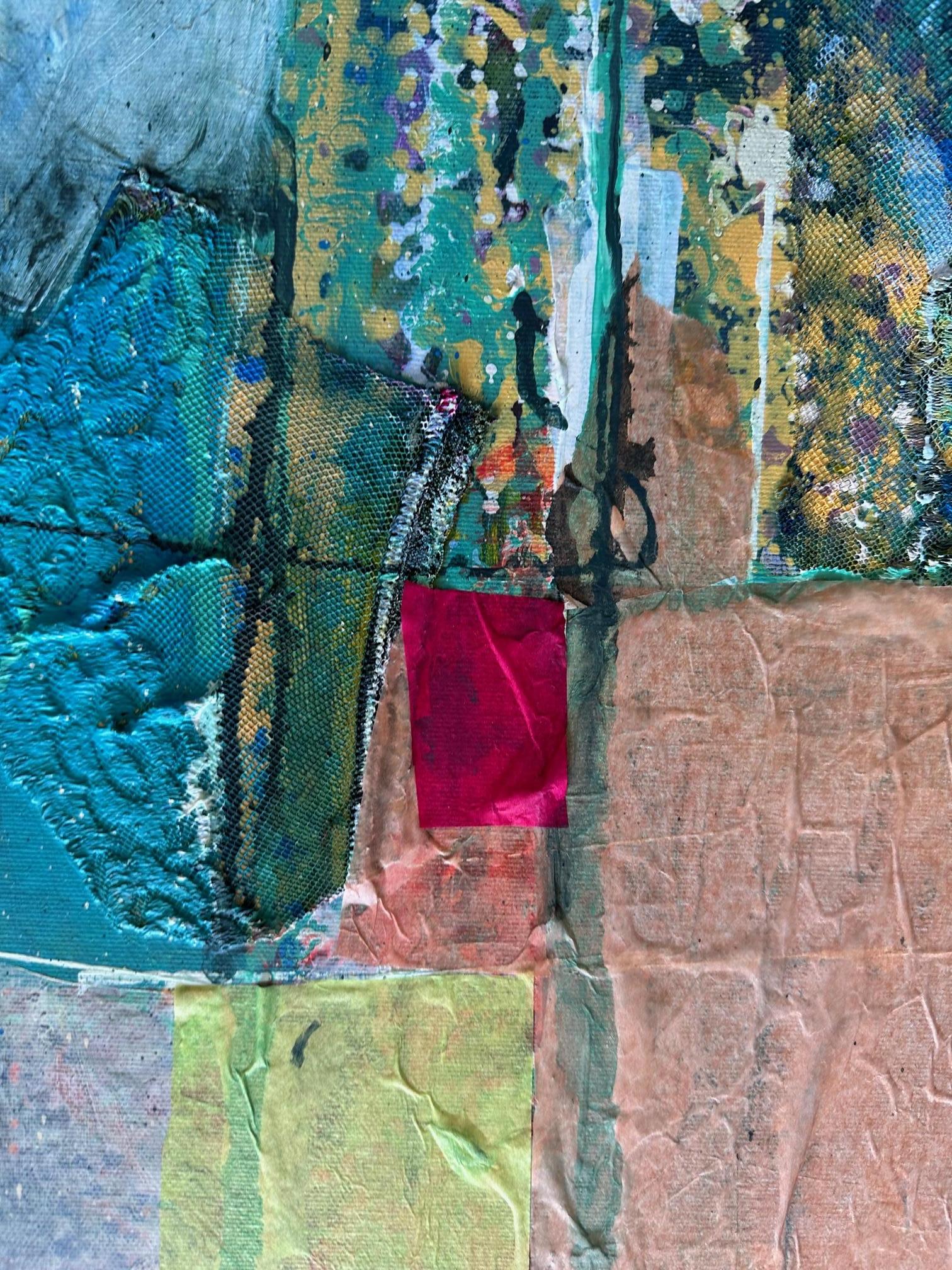 The Lost 1 - Oya Bolgun - Abstract Painting - Mixed Media For Sale 2