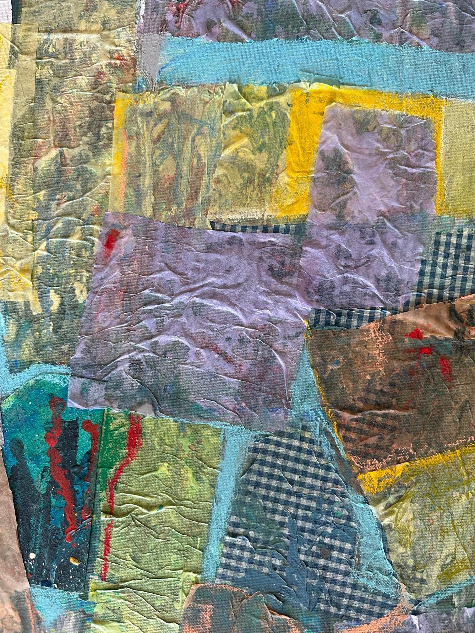The Lost - Oya Bolgun - Pittura astratta - Tecnica mista in vendita 2