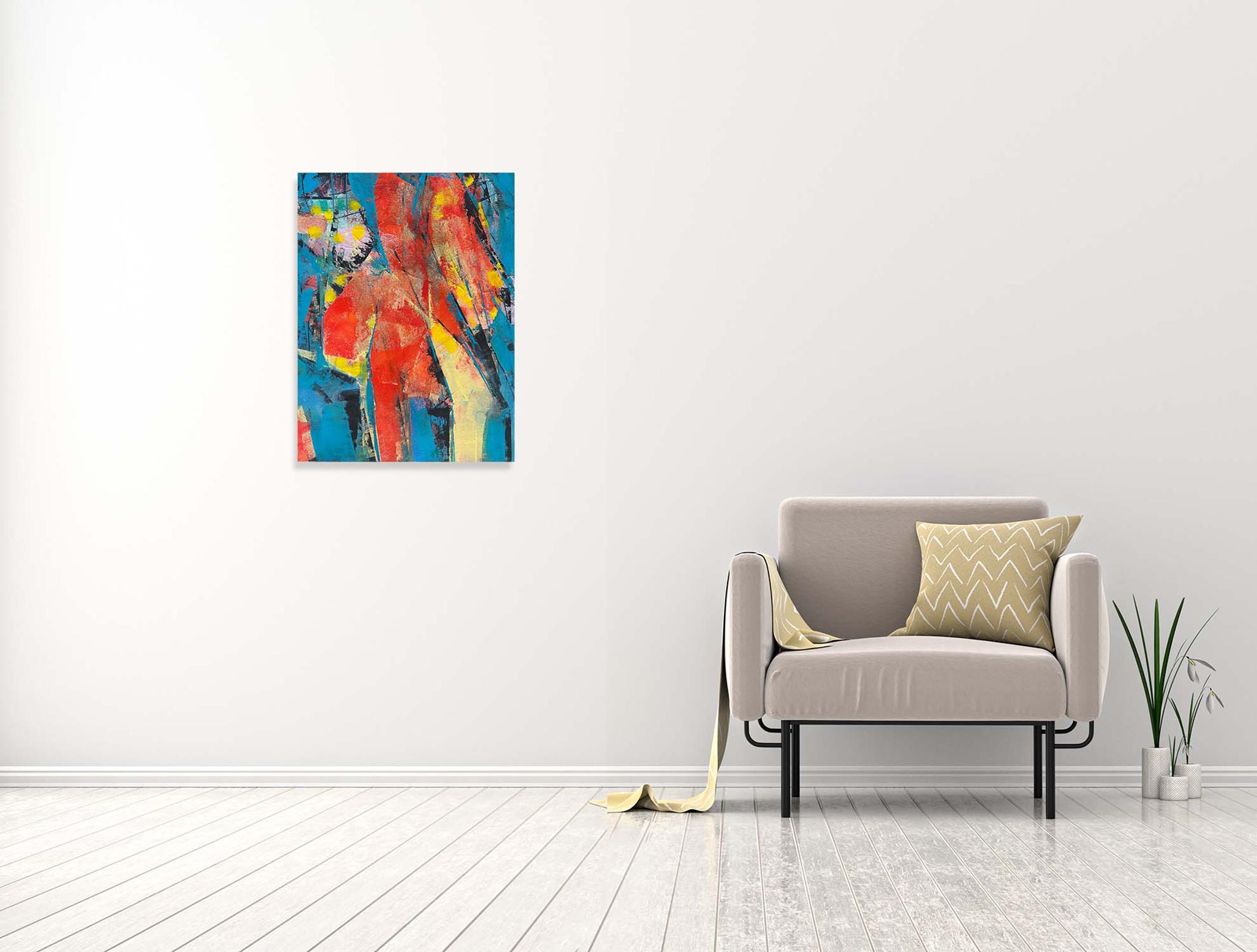 Insieme - Oya Bolgun - Pittura astratta - Tecnica mista in vendita 1