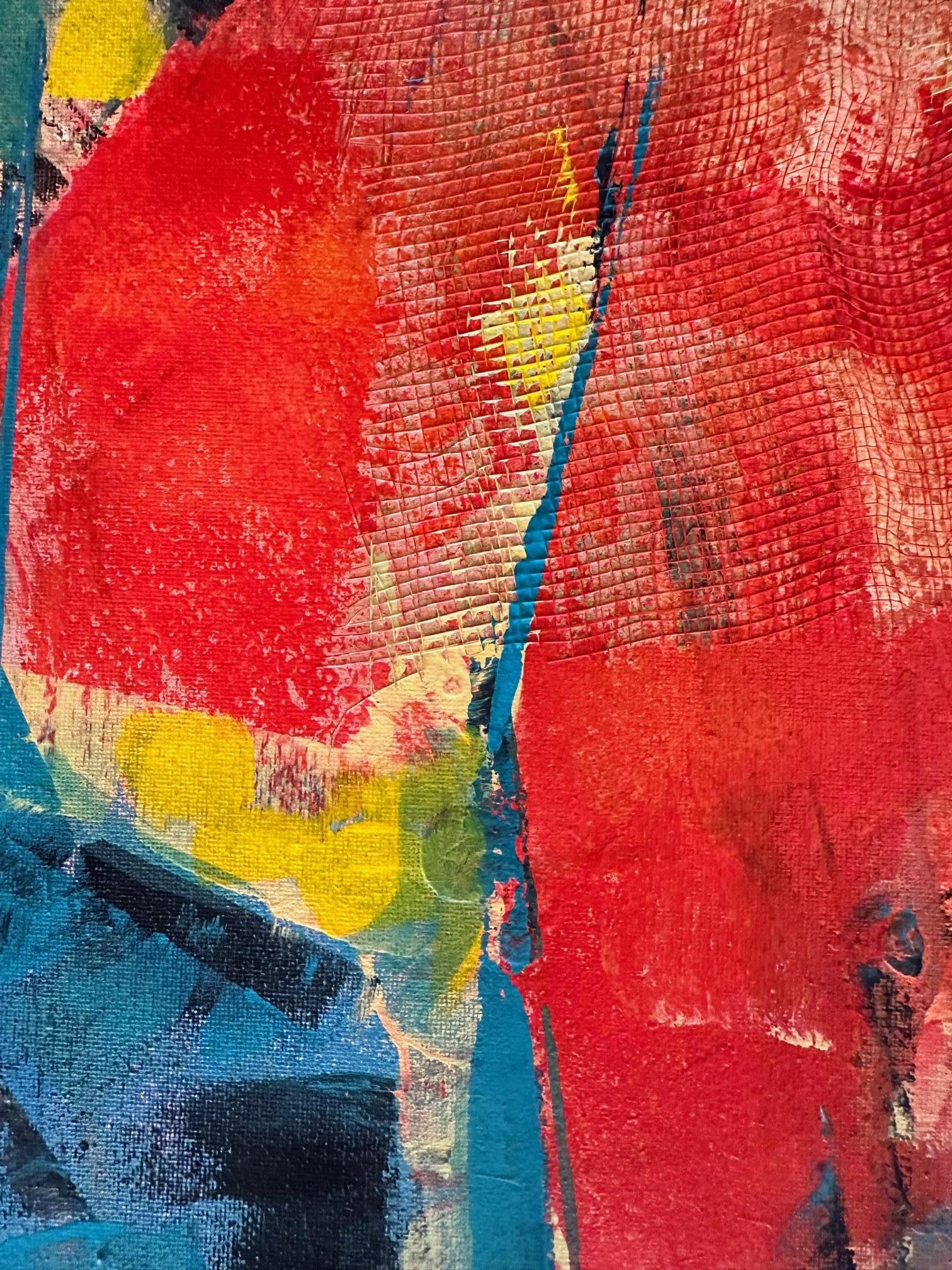 Togetherness – Oya Bolgun – Abstraktes Gemälde – Mischtechnik im Angebot 2