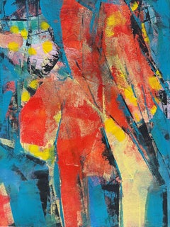 Togetherness - Oya Bolgun - Abstract Painting - Mixed media