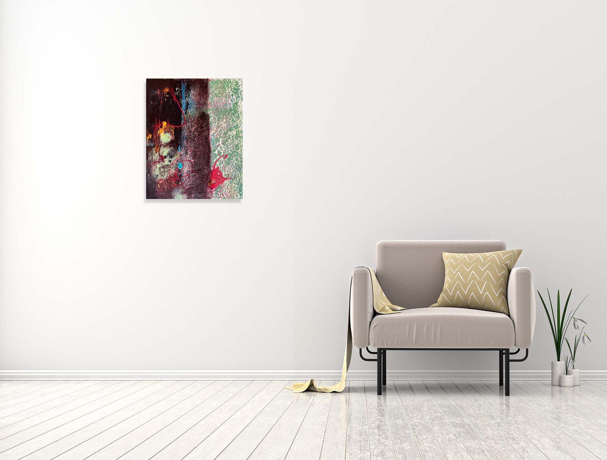 Sans titre - Oya Bolgun - Peinture abstraite - Techniques mixtes en vente 1