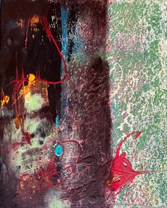 Ohne Titel – Oya Bolgun – Abstraktes Gemälde – Mischtechnik
