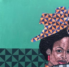 African Royale - 21° secolo, Contemporaneo, Ritratto figurativo, Africa Donna