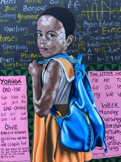 Ambición - Siglo XXI, Contemporáneo, Retrato Figurativo, Escolares