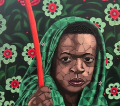 Embrace (Nature) -21st Century, Contemporary, Figurative Portrait, Africa, Women