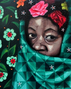 Abrazo (Naturaleza) 3 - Siglo XXI, Contemporáneo, Figurativo, Retrato, Mujer