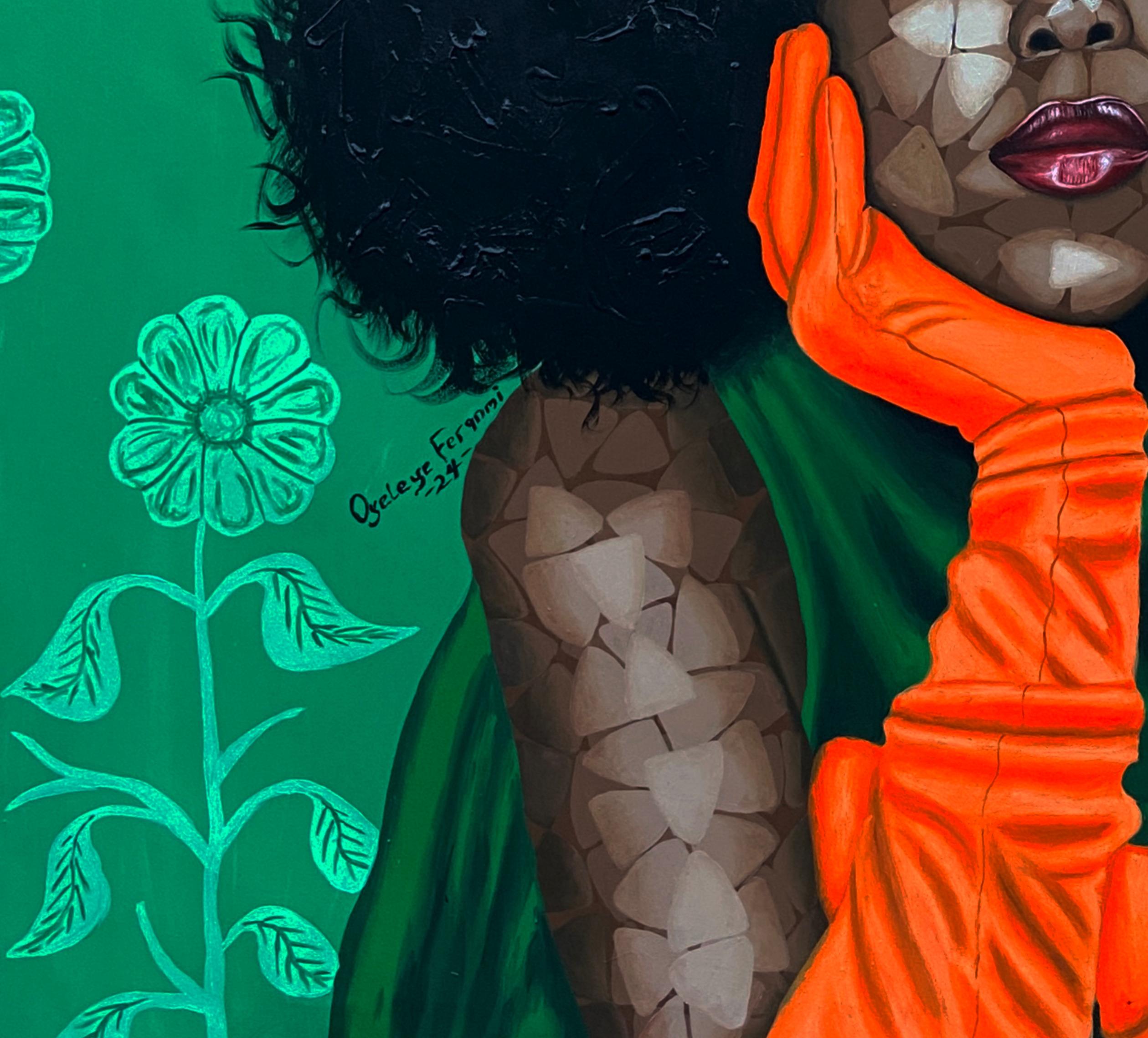 Questa opera d'arte è ispirata a uno dei tanti problemi della società tradizionale africana Yoruba, dove sto ancora crescendo come figlio della terra. Durante la mia crescita e fino ad oggi, la società ha dato a noi bambini nati da un ambiente di