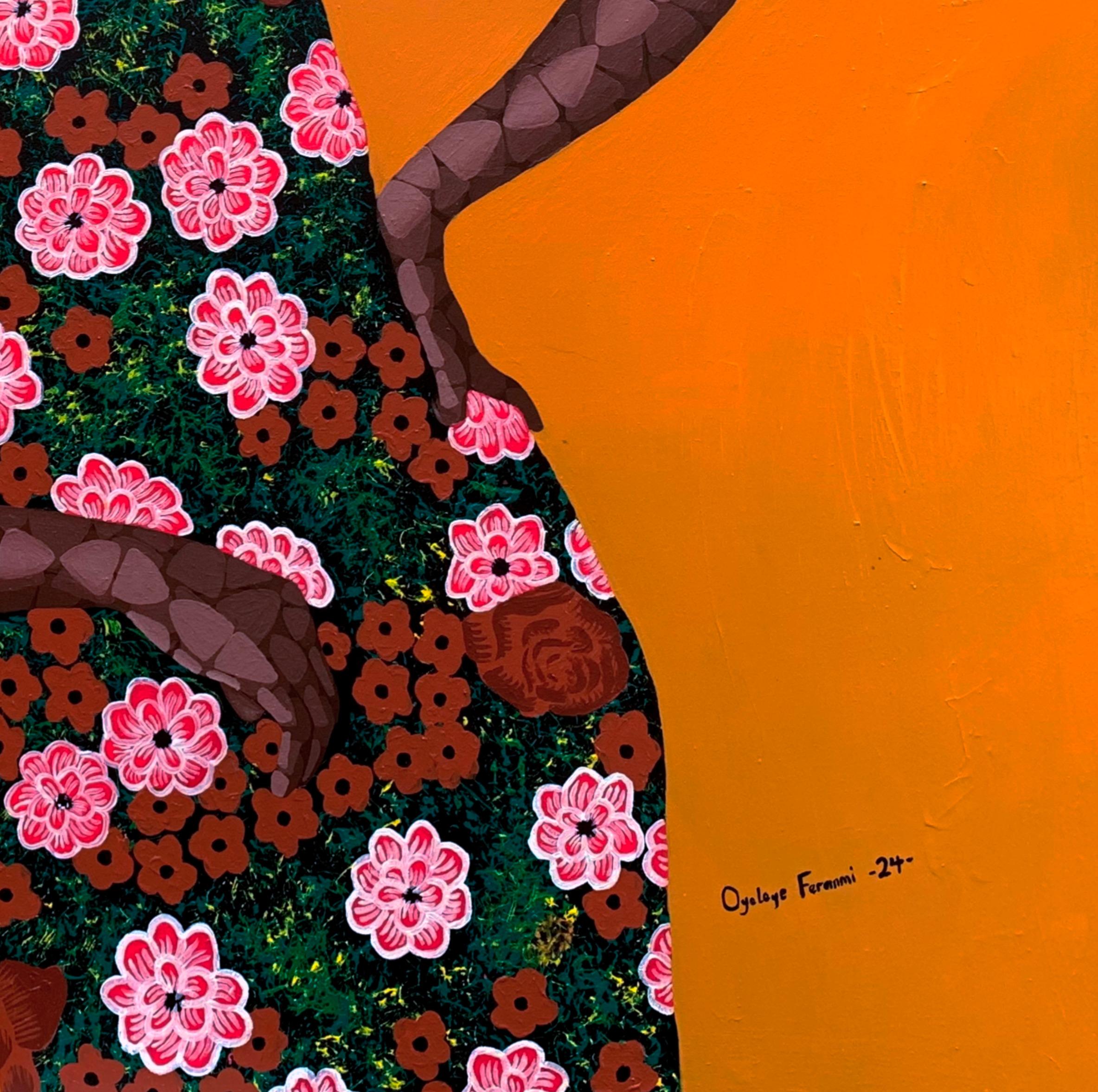 State of Mind - 21st Century, Contemporary, Figurative Portrait, Africa, Women For Sale 1