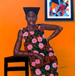 State of Mind - Siglo XXI, Contemporáneo, Retrato Figurativo, África, Mujeres