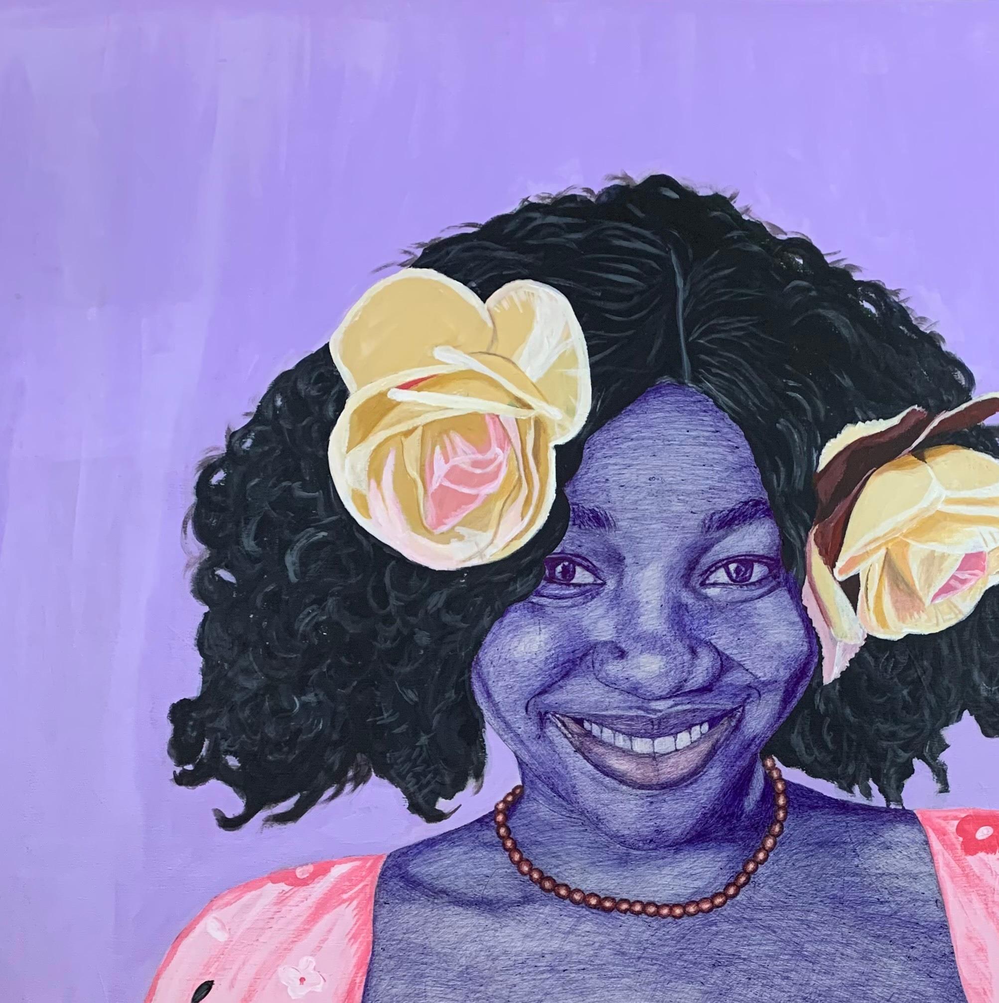 Meine Dame – Painting von Oyewumi Oyindamola