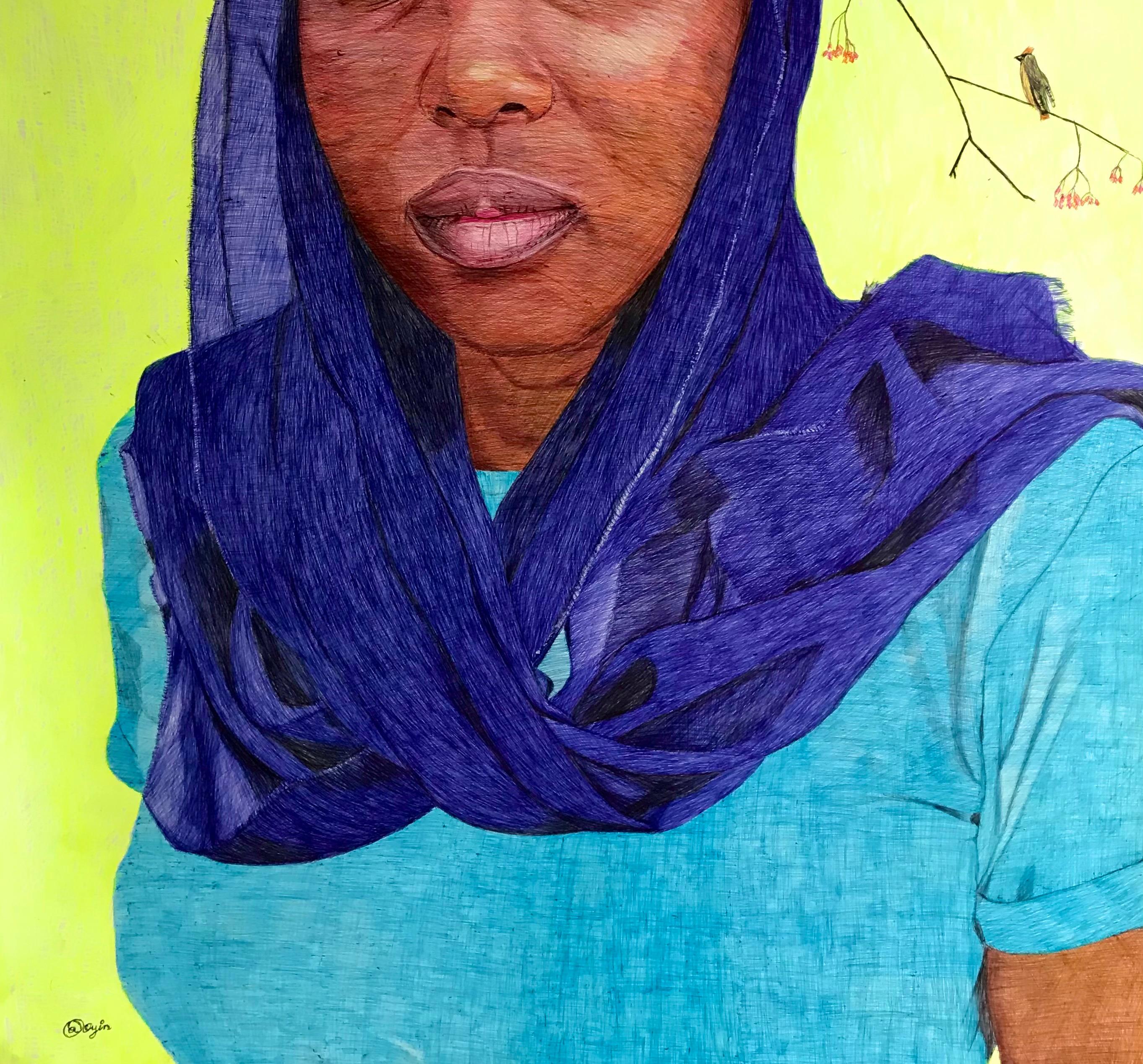 La primavera della speranza - Painting Espressionista di Oyewumi Oyindamola