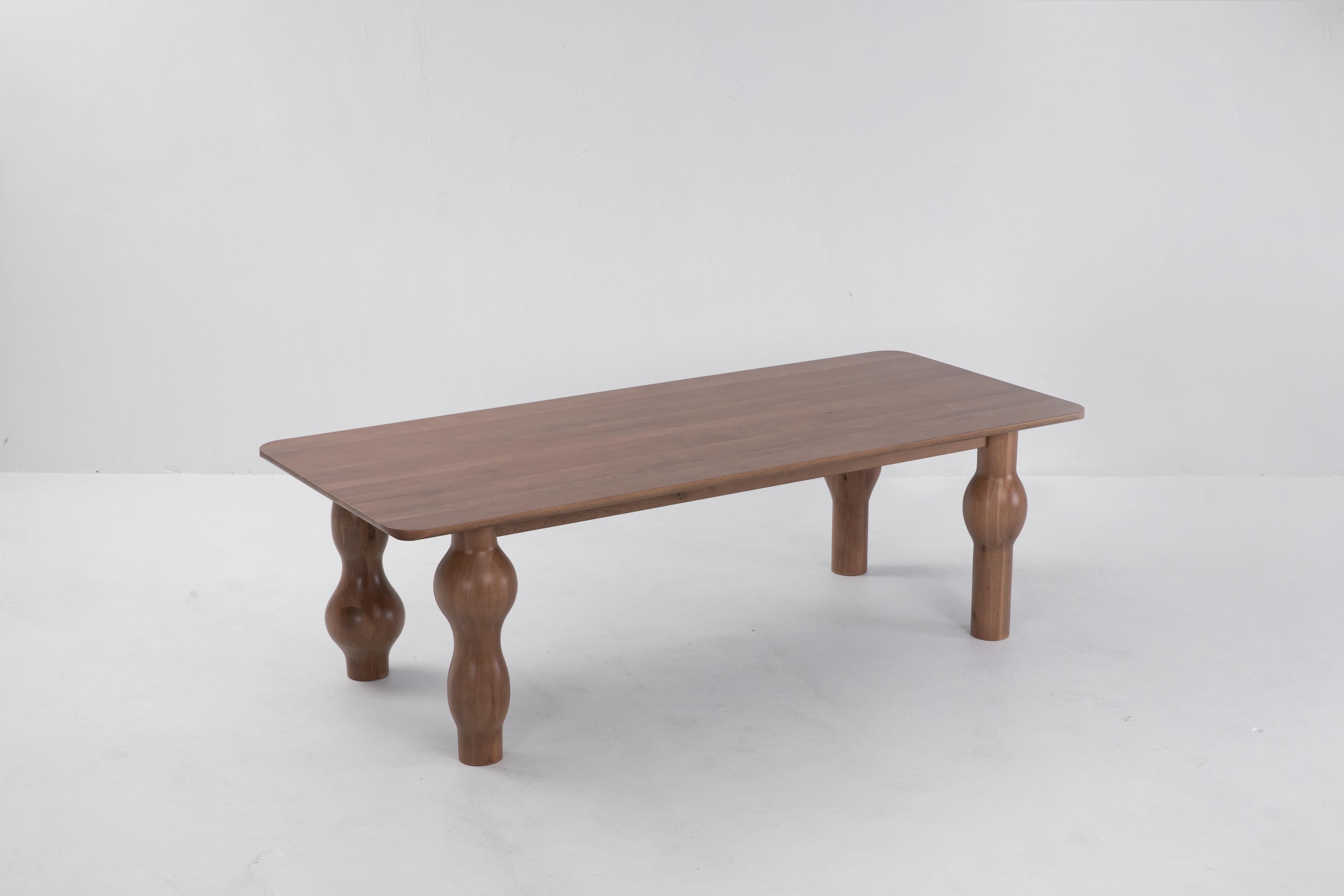 Joinery Oyster Dining Table Sienna For Sale