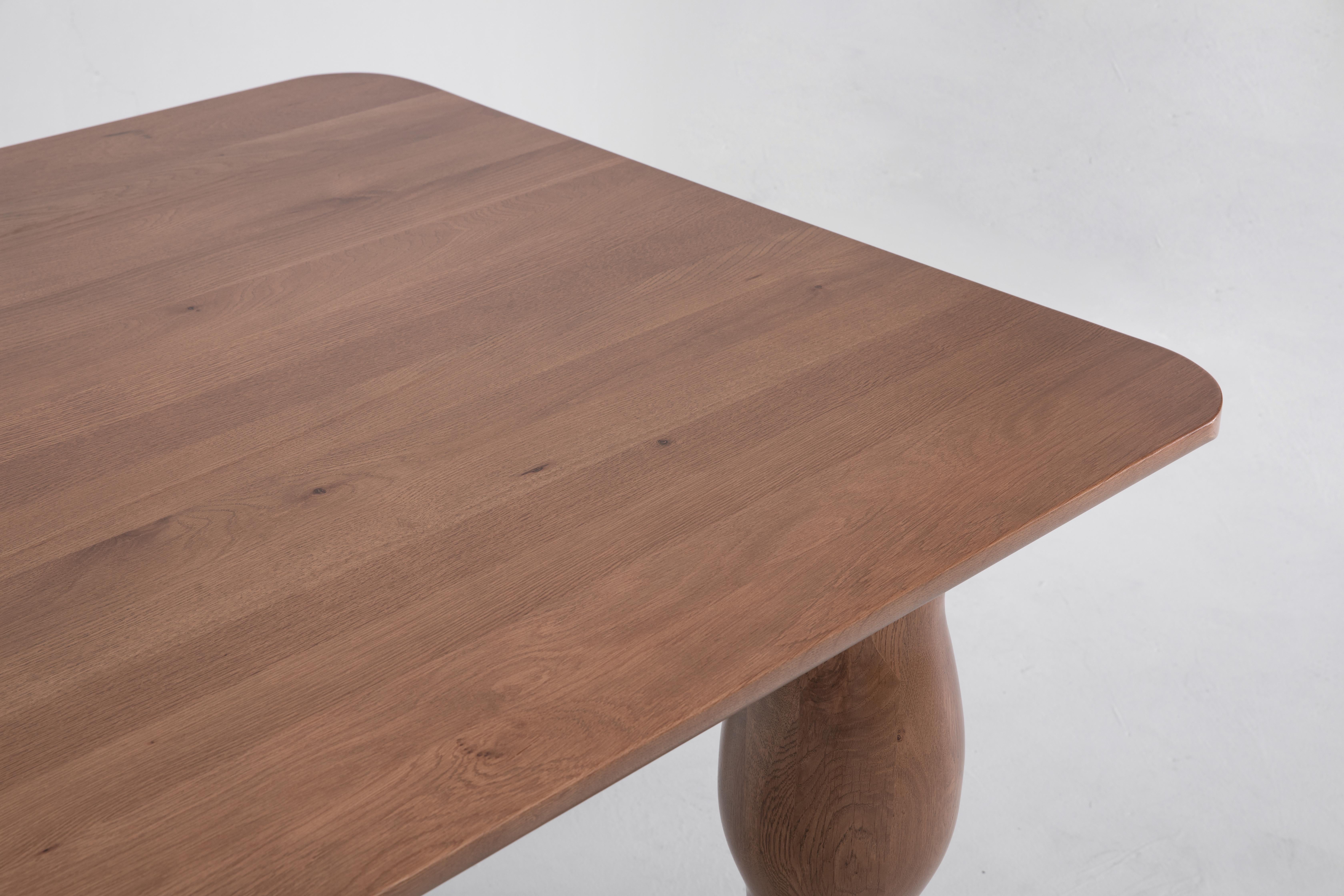 Ash Oyster Dining Table Sienna For Sale