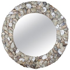 Oyster Bonanza, Unique Shell Mirror by Shellman Scandinavia, Sweden