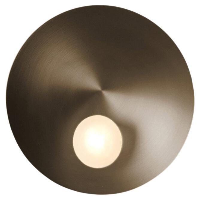 Oyster Brushed Bronze Ceiling Wall Mounted Lamp by Carla Baz For Sale