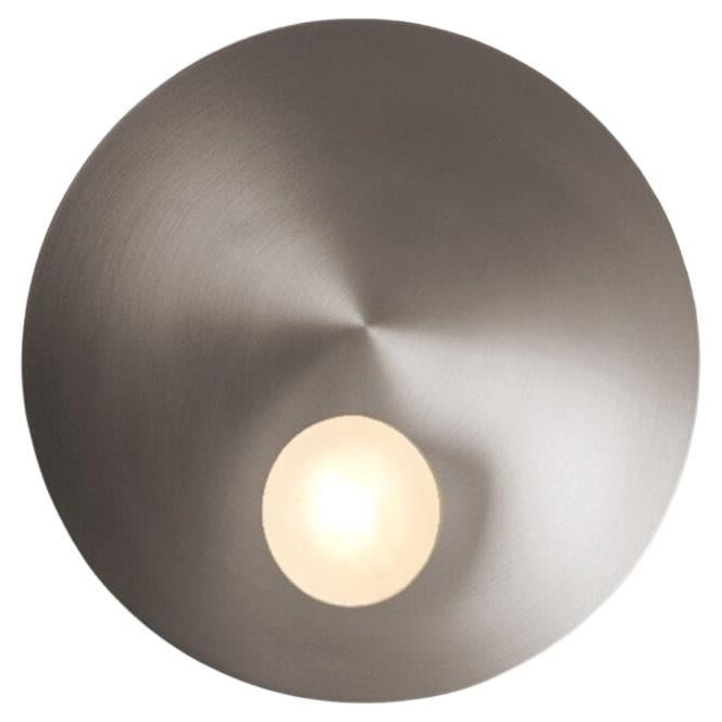 Oyster Brushed Stainless Steel Ceiling Wall Mounted Lamp by Carla Baz