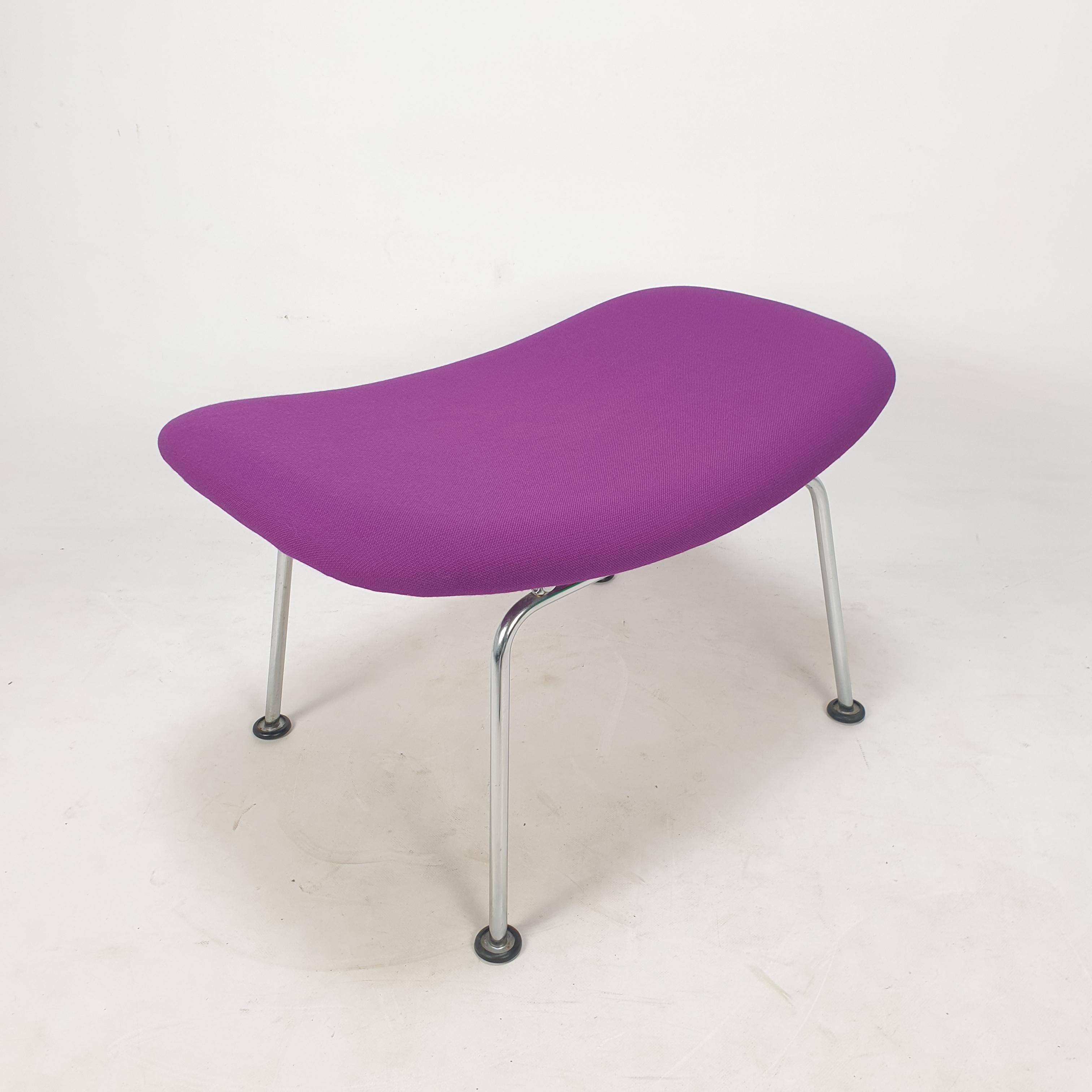 Oyster Chair and Ottoman by Pierre Paulin for Artifort, 1980s For Sale 7