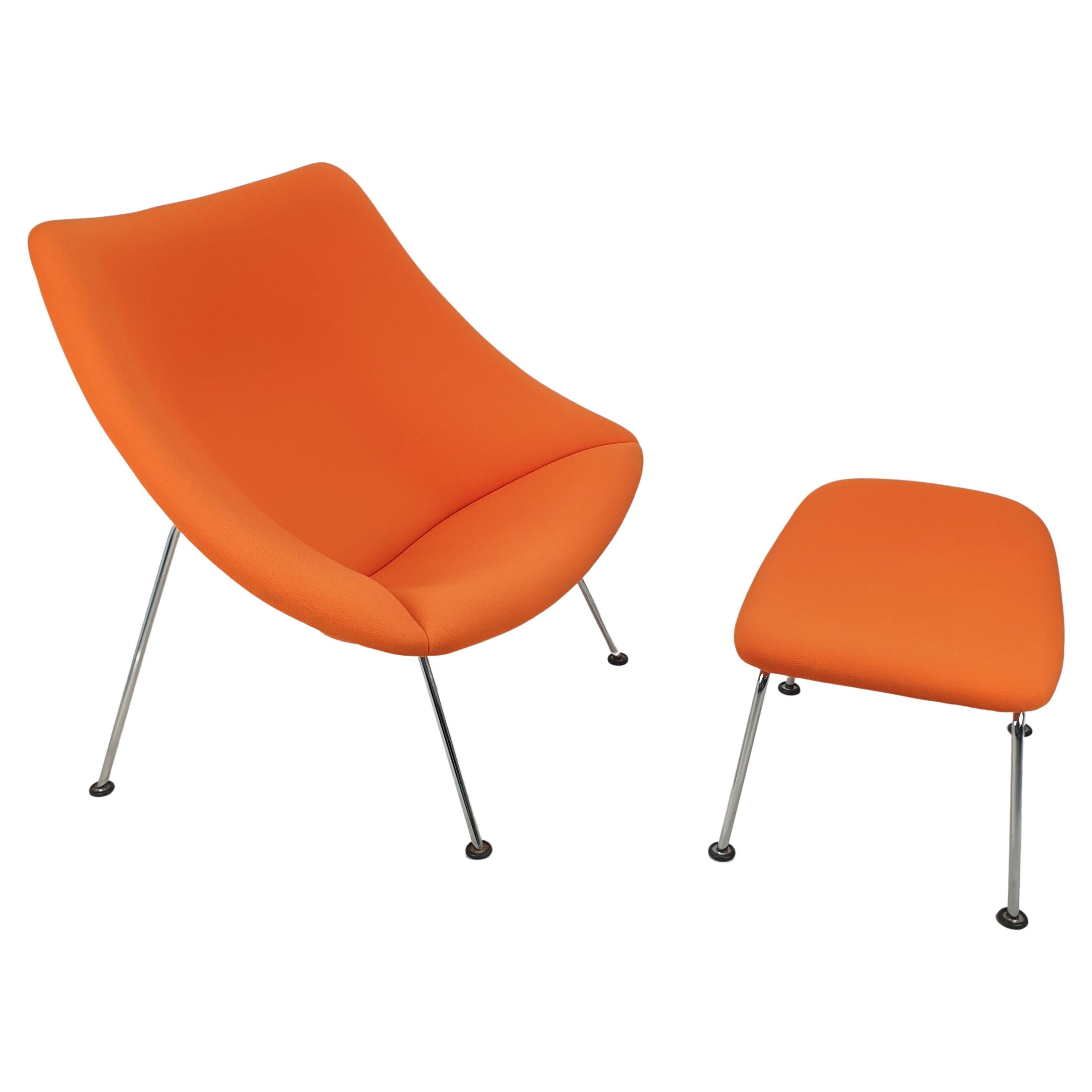 Oyster Chair and Ottoman by Pierre Paulin for Artifort For Sale