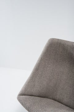 Oyster Chair F157 With Ottoman - Pierre Paulin - Early edition - New upholstery