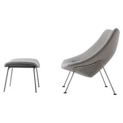 Oyster Chair F157 With Ottoman - Pierre Paulin - Early edition - New upholstery