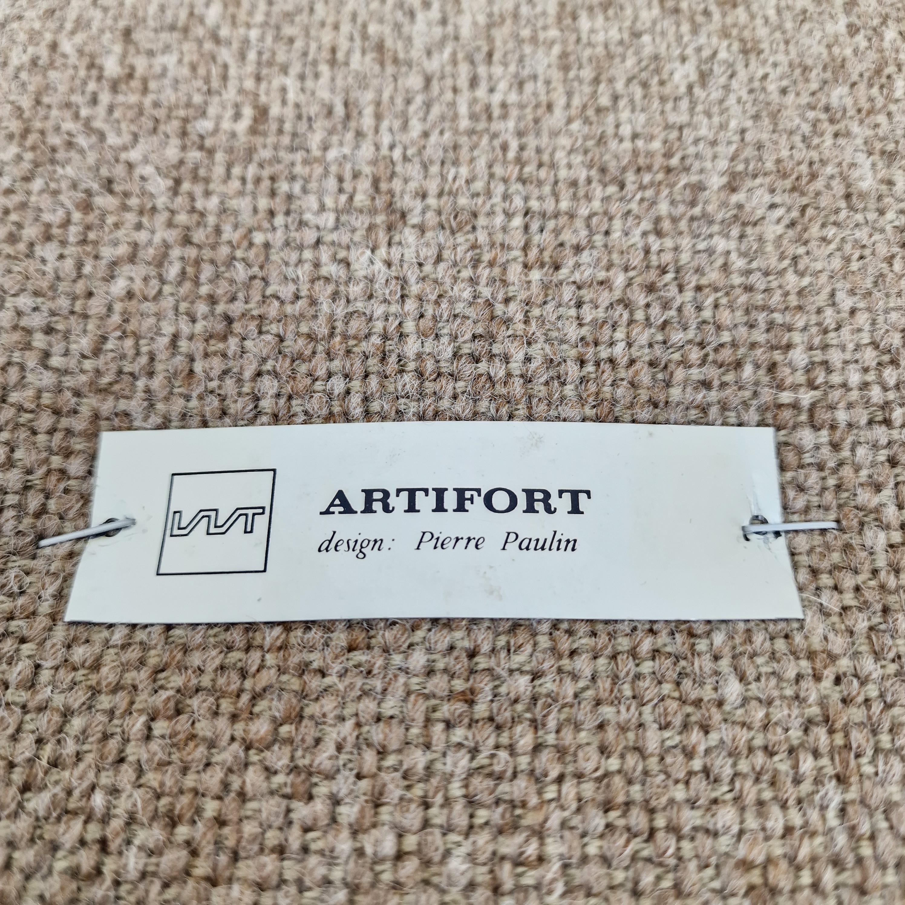 Austernstuhl mit Ottomane von Pierre Paulin für Artifort, 1960er Jahre im Angebot 8
